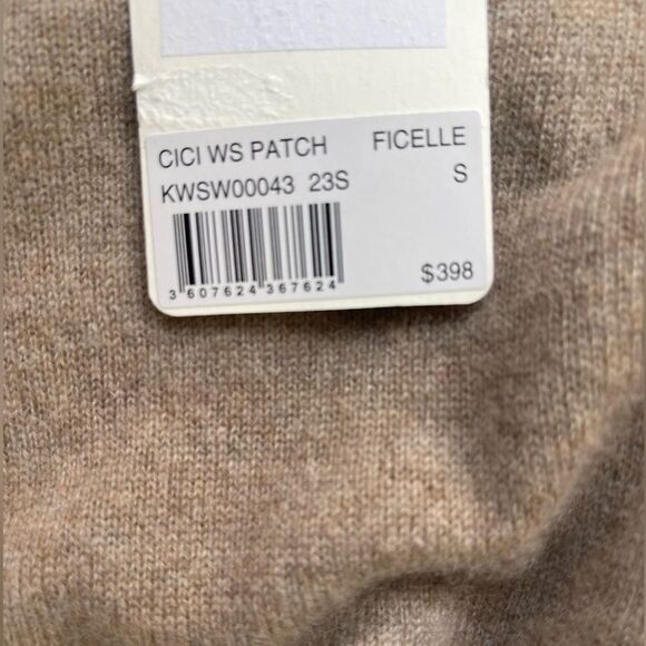 Zadig & Voltaire Vivi Patch Star Elbow Patch 100% Cashmere Sweater NWT. Small - Picture 11 of 11